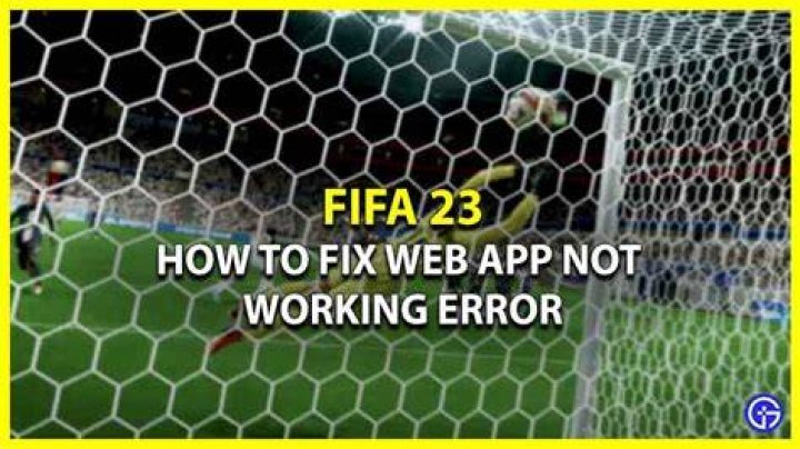 
FIFA 23 Web App Not Working, How To Fix FIFA 23 Web App Not Working? 